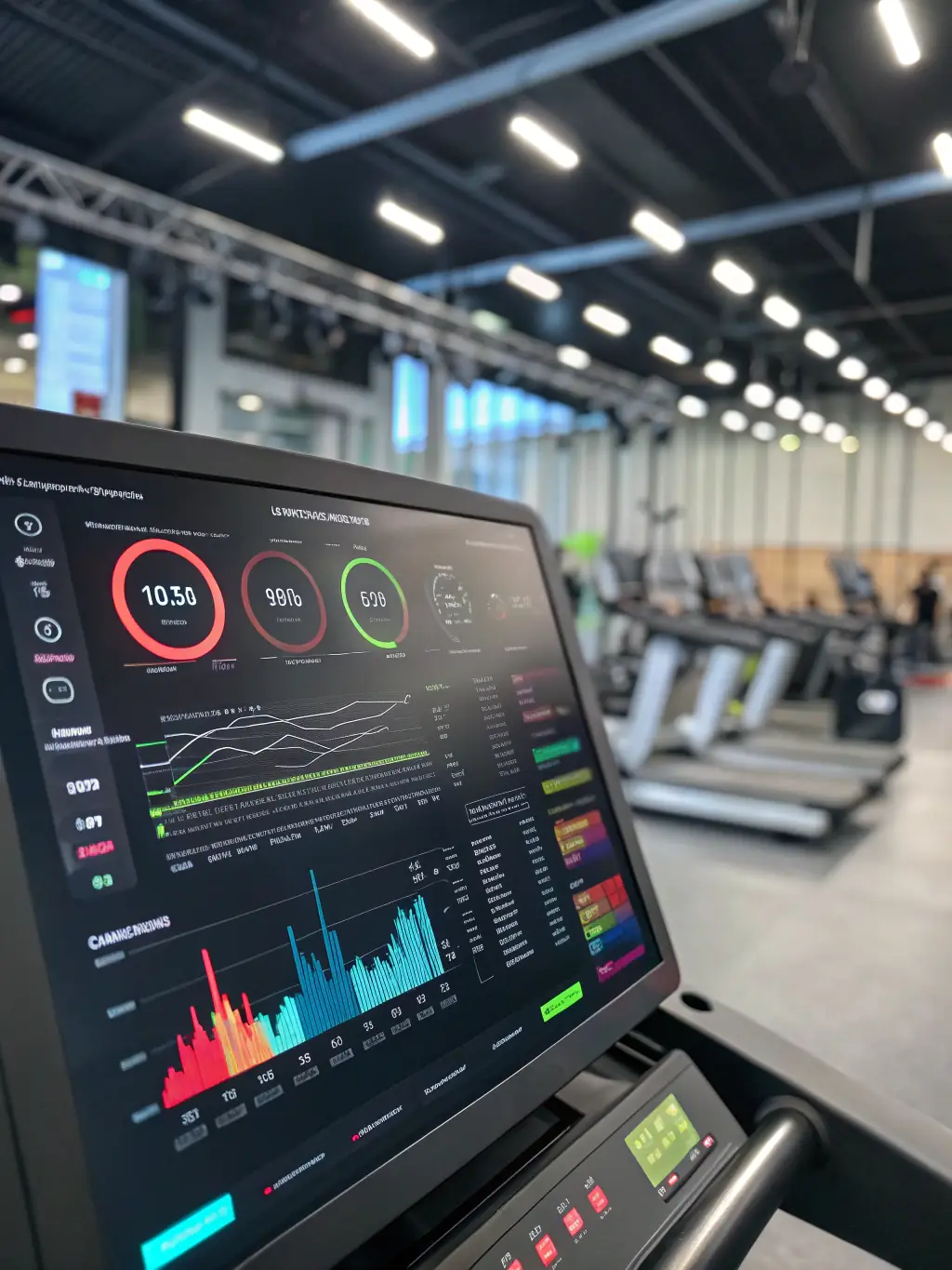 A dashboard displaying integrated athlete data, including physical metrics, cognitive scores, and training progress, showcasing comprehensive data integration.